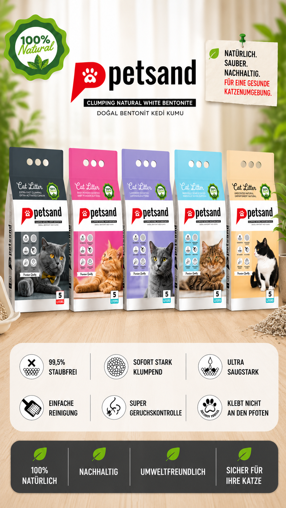 PetSand Ultra Klumpstreu