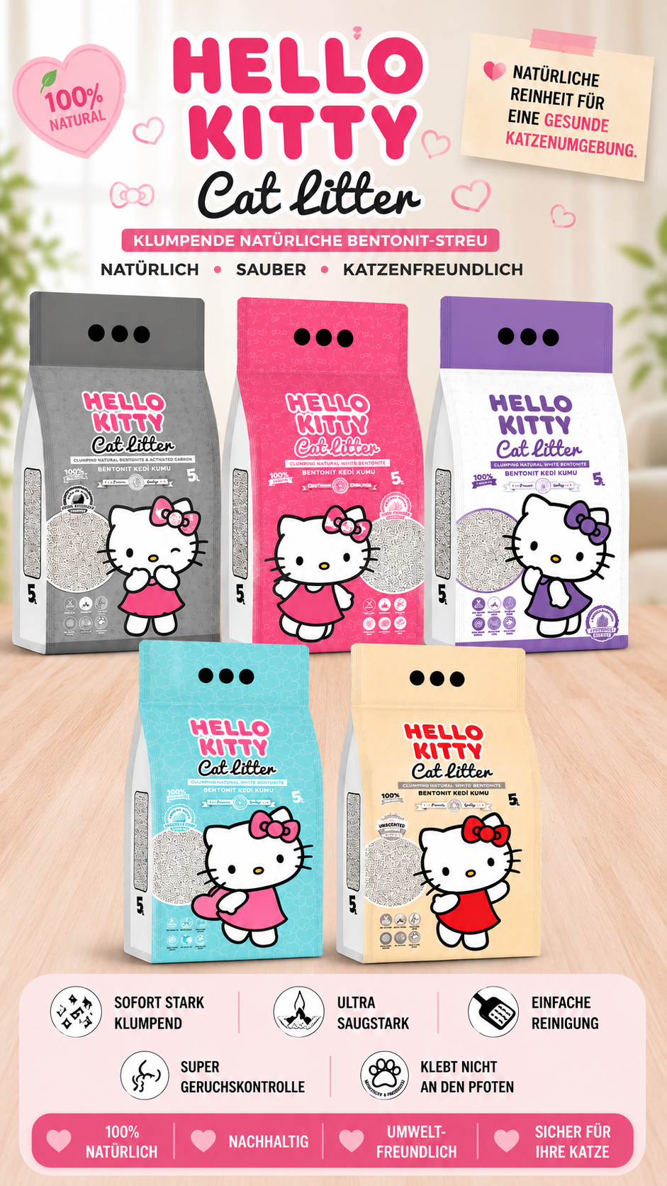 Hello Kitty Klumpstreu