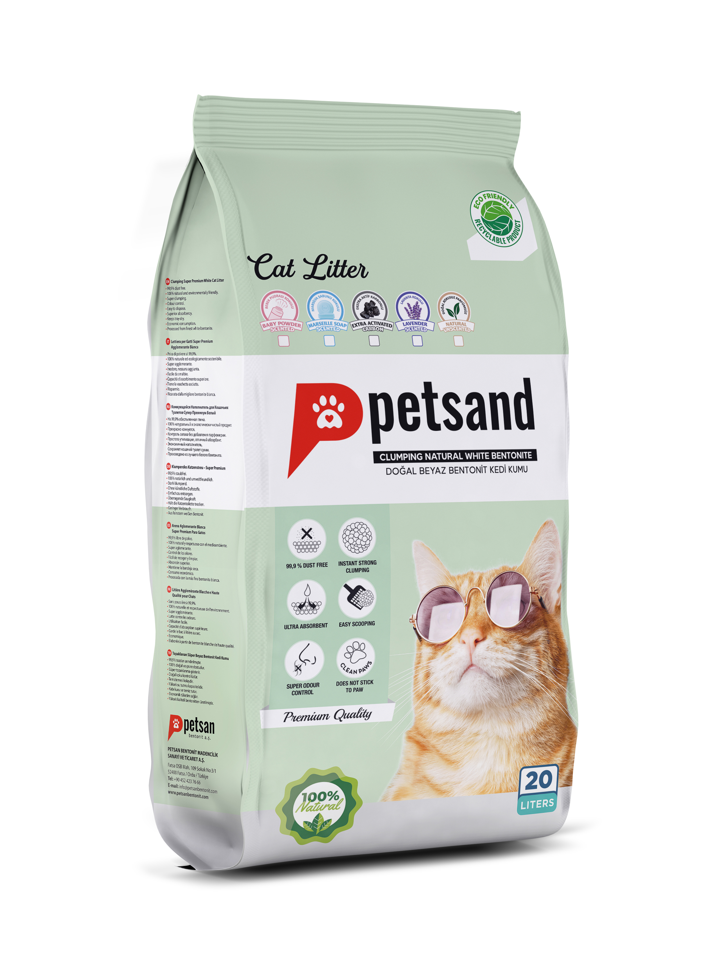 Petsand Katzenstreu XXL