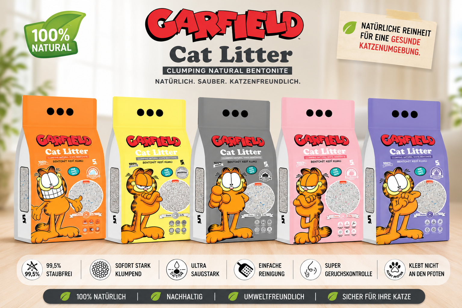 Garfield Klumpstreu