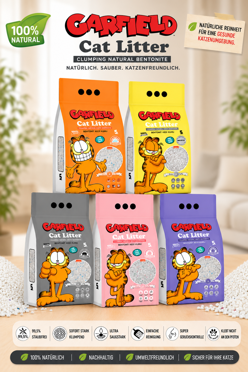 Garfield Klumpstreu
