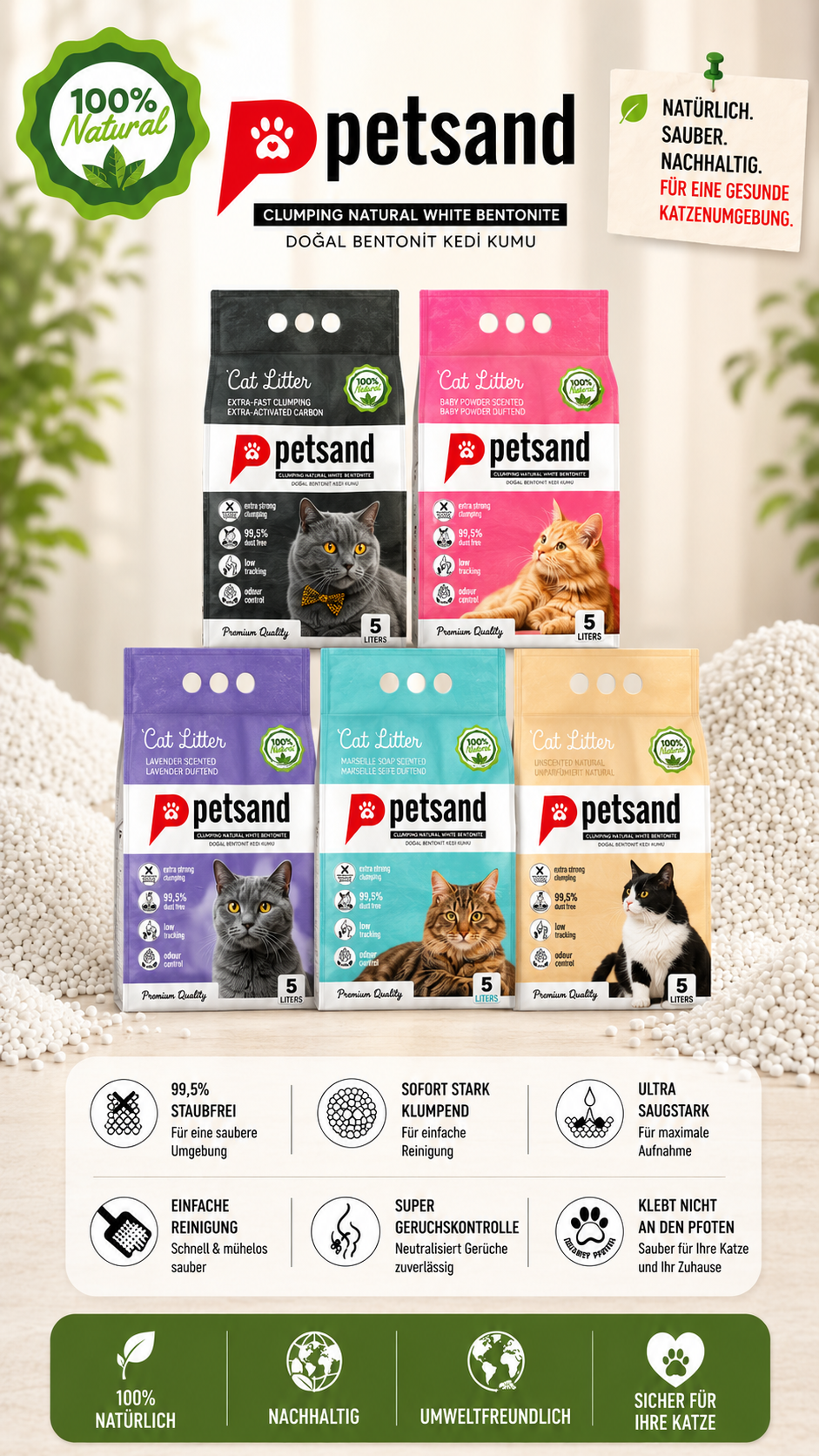 PetSand Ultra Klumpstreu