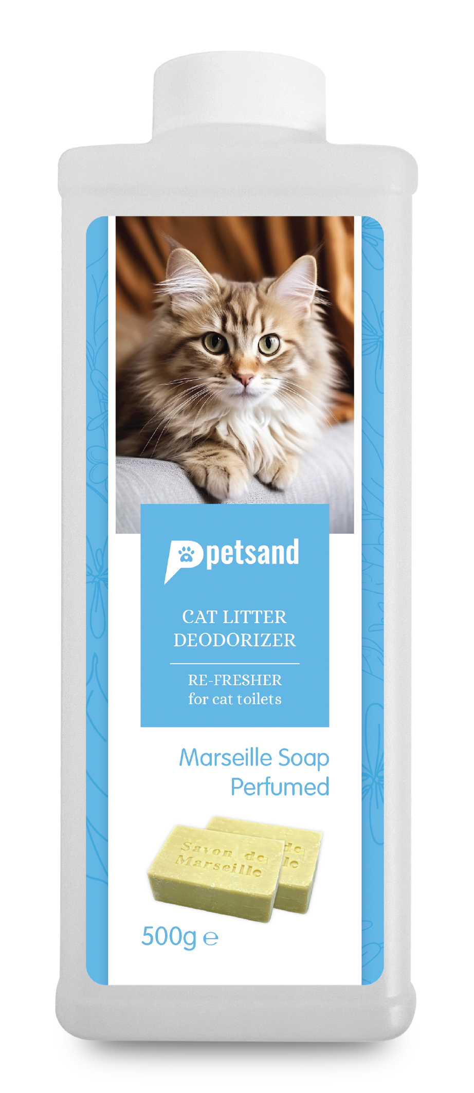 Petsand Deodorant für Katzenstreu / Marseille Seife