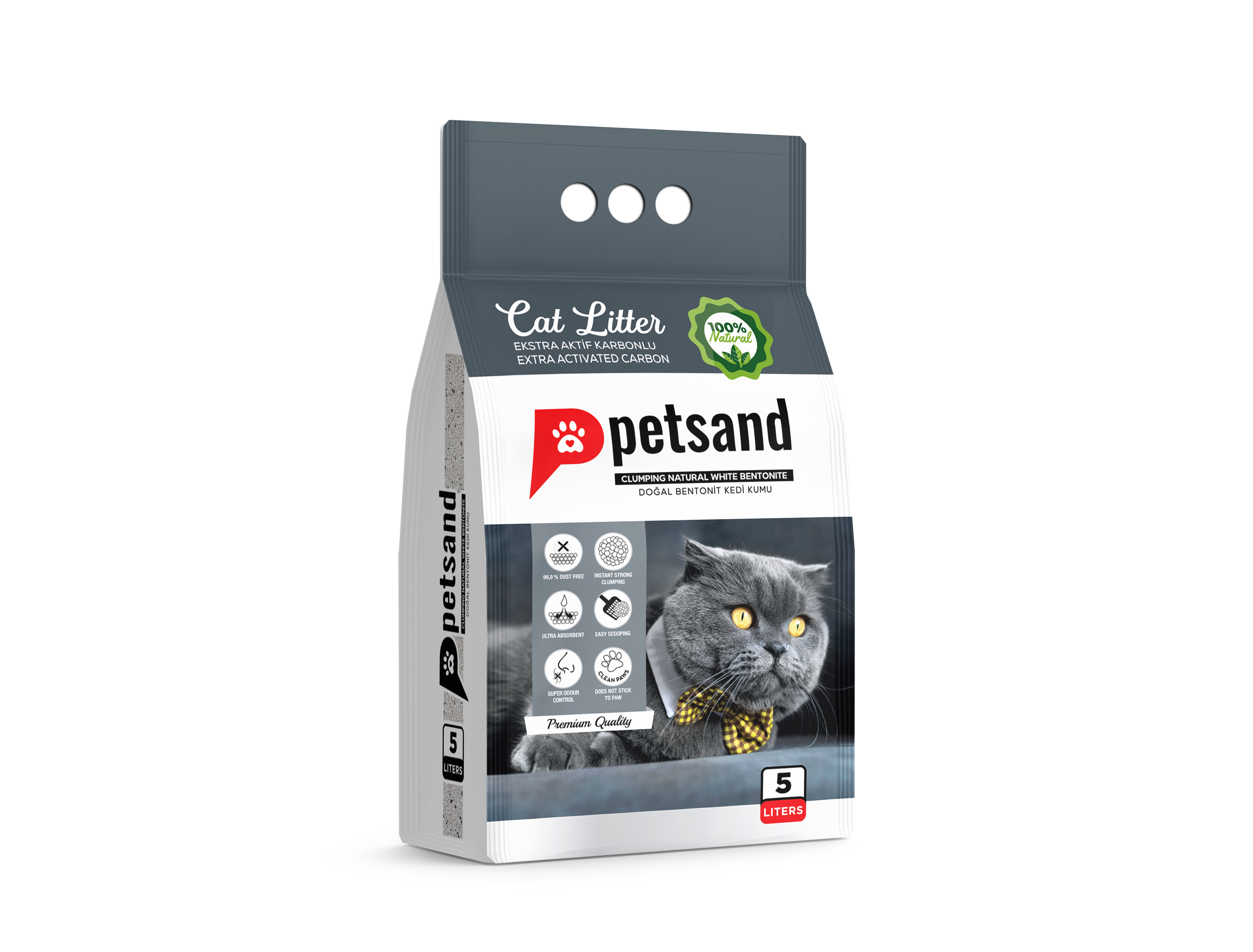 Petsand Katzenstreu mit Active Carbon
